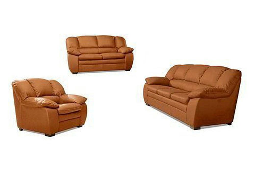 COTTA Polstergarnitur Casino, Sofa Set, 3-2-1 Sitzer, Wohnzimmer Garnitur, (Set, 3-tlg), Sessel, 2-Sitzer, 2,5-Sitzer, hohe Rückenlehne