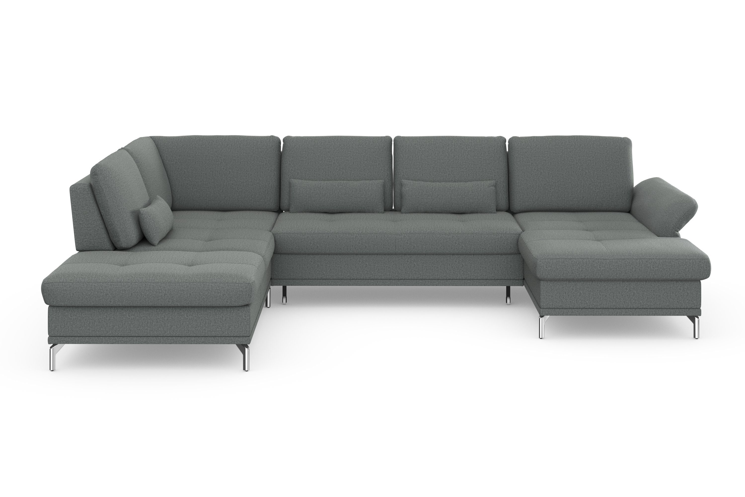 INOSIGN Wohnlandschaft "Palm Beach U-Form" Federkern, mit Sitztiefenverstel günstig online kaufen