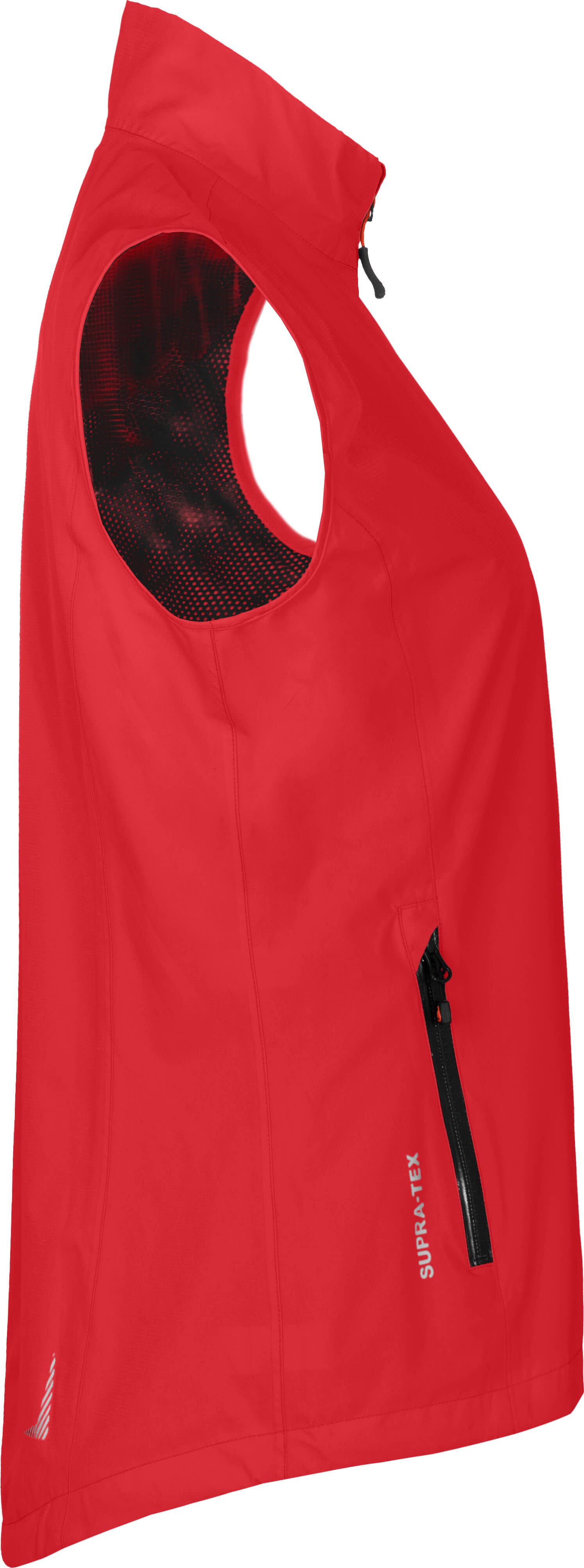 Bergson Regenjacke HELLI Weste Damen Regenweste, Netzfutter, 12000 mm Wassersäule, Normalgrößen, sal
