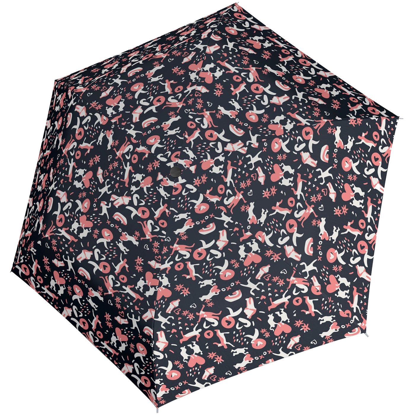 Knirps® Taschenregenschirm US.050 Ultra Light Slim Manual - embracing black, extrem leicht und super kompakt