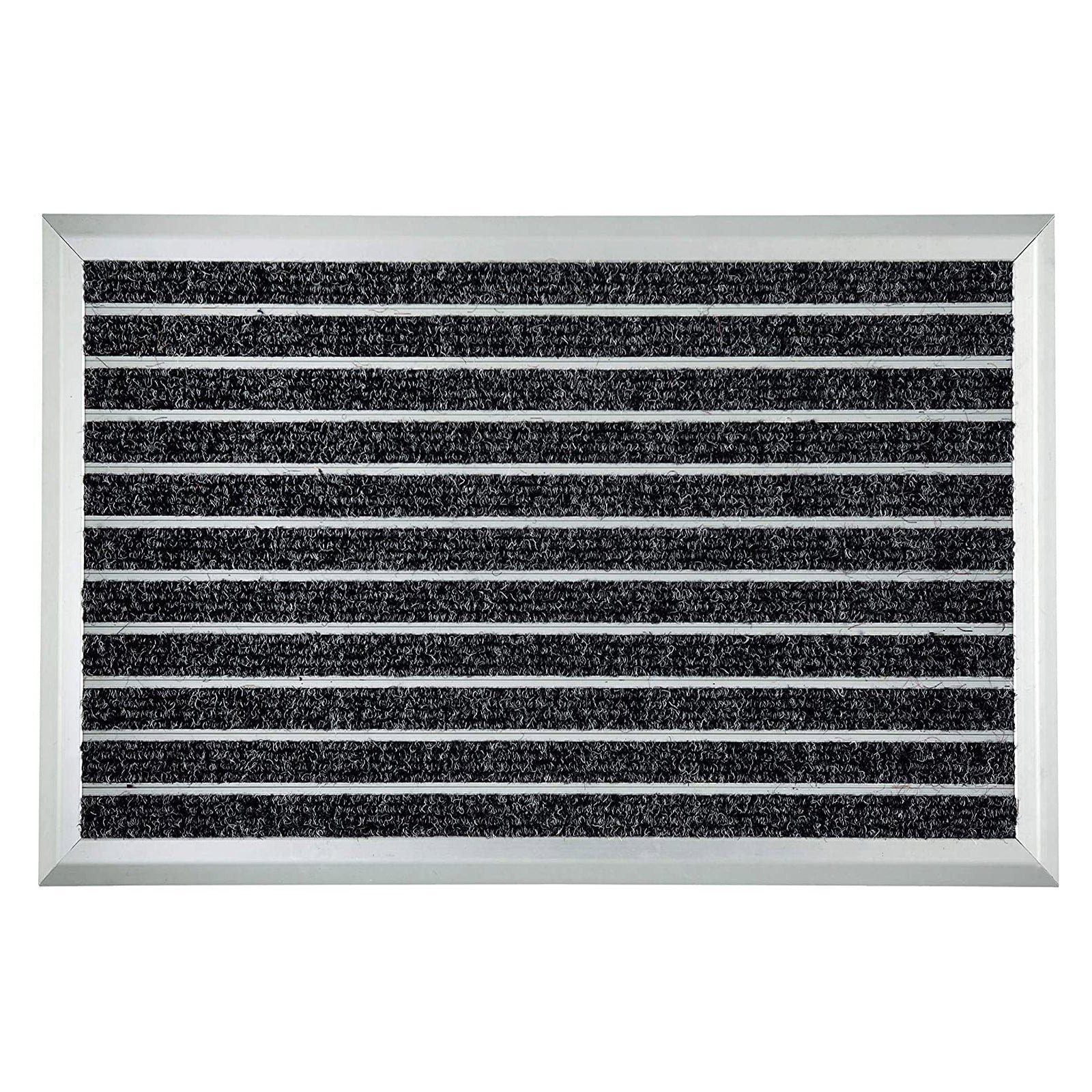 Karat Fußmatte Alu-Türmatte Excellent Textilfaser-Rips, Türvorleger, günstig online kaufen