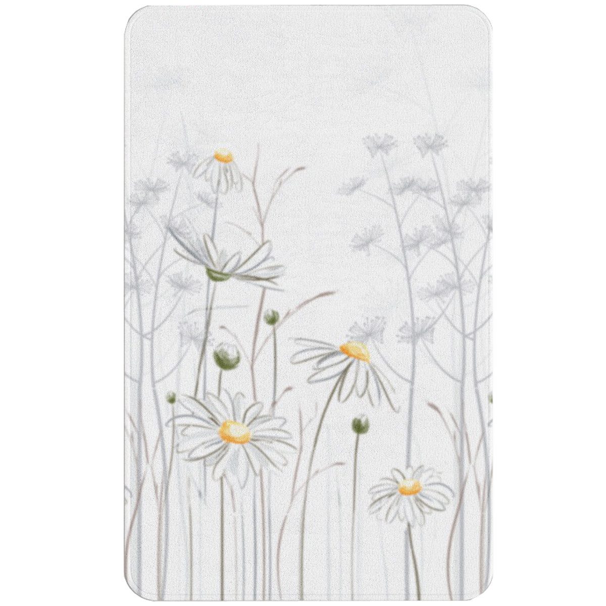 Ekershop Badematte Daisy Badteppich Badvorleger für Dusche WC Duschvorhang, günstig online kaufen