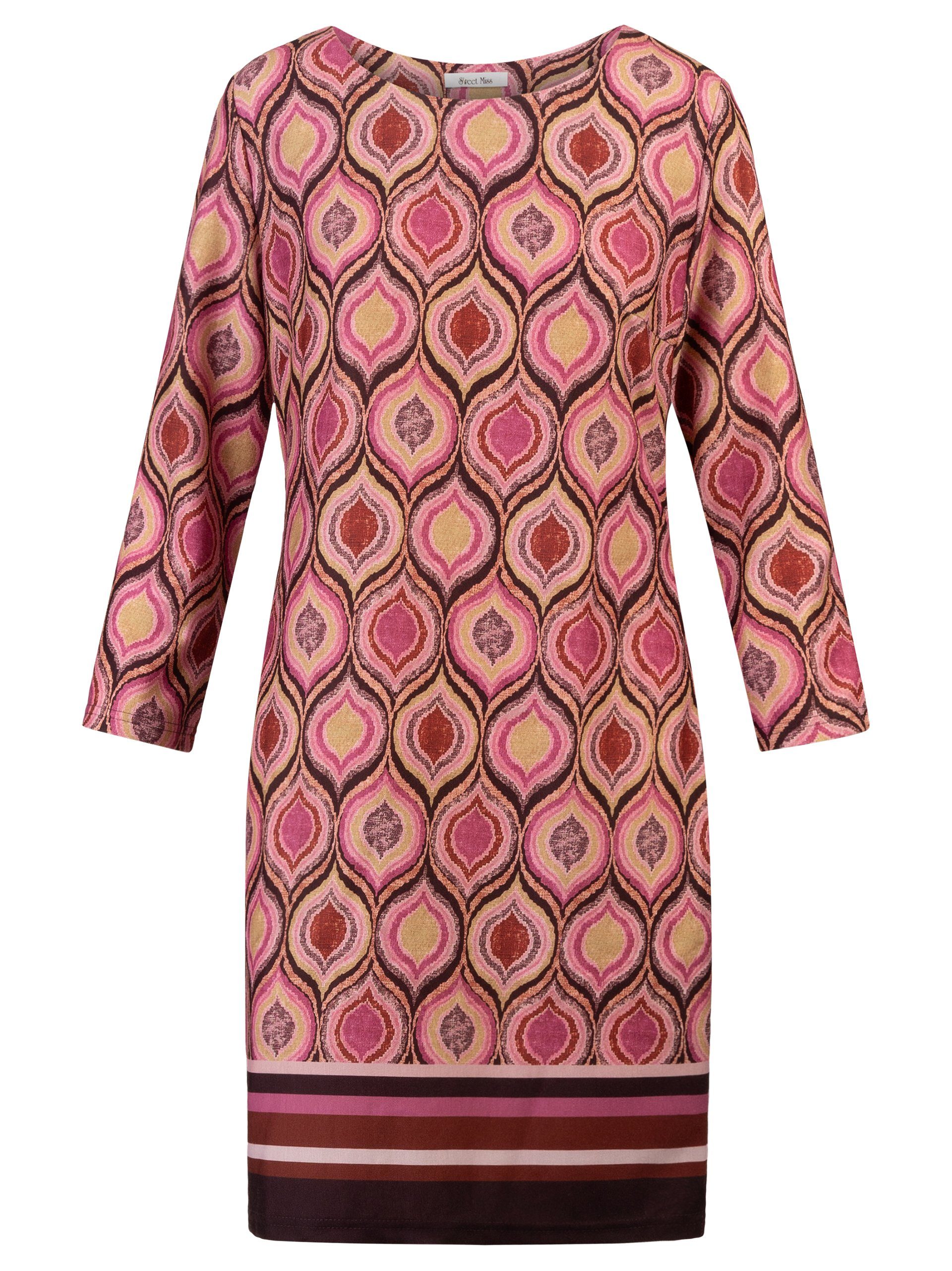Apart APART Minikleid Kleider pink-multicolor Ärmel mit Lange