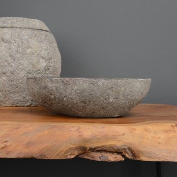 wohnfreuden Dekoschale Naturstein-Schale innen poliert 20 cm, 1033