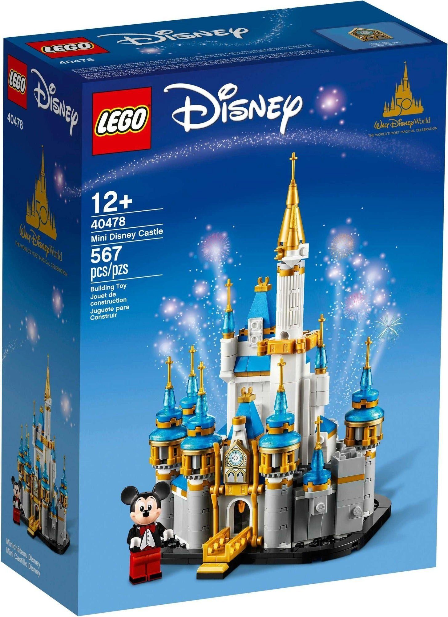 LEGO® Spielbausteine Disney 40478 - Kleines Disney Schloss, (567 St)