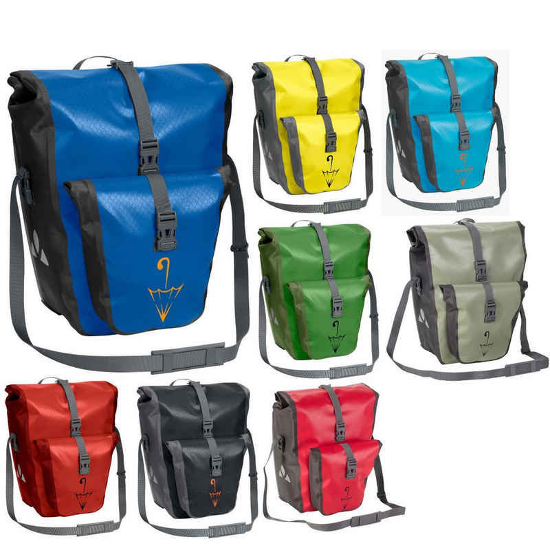 VAUDE Fahrradtasche Aqua Back Plus Single Sondermodell mit Schirmlogo Hinterradtasche Gepäckträgertasche