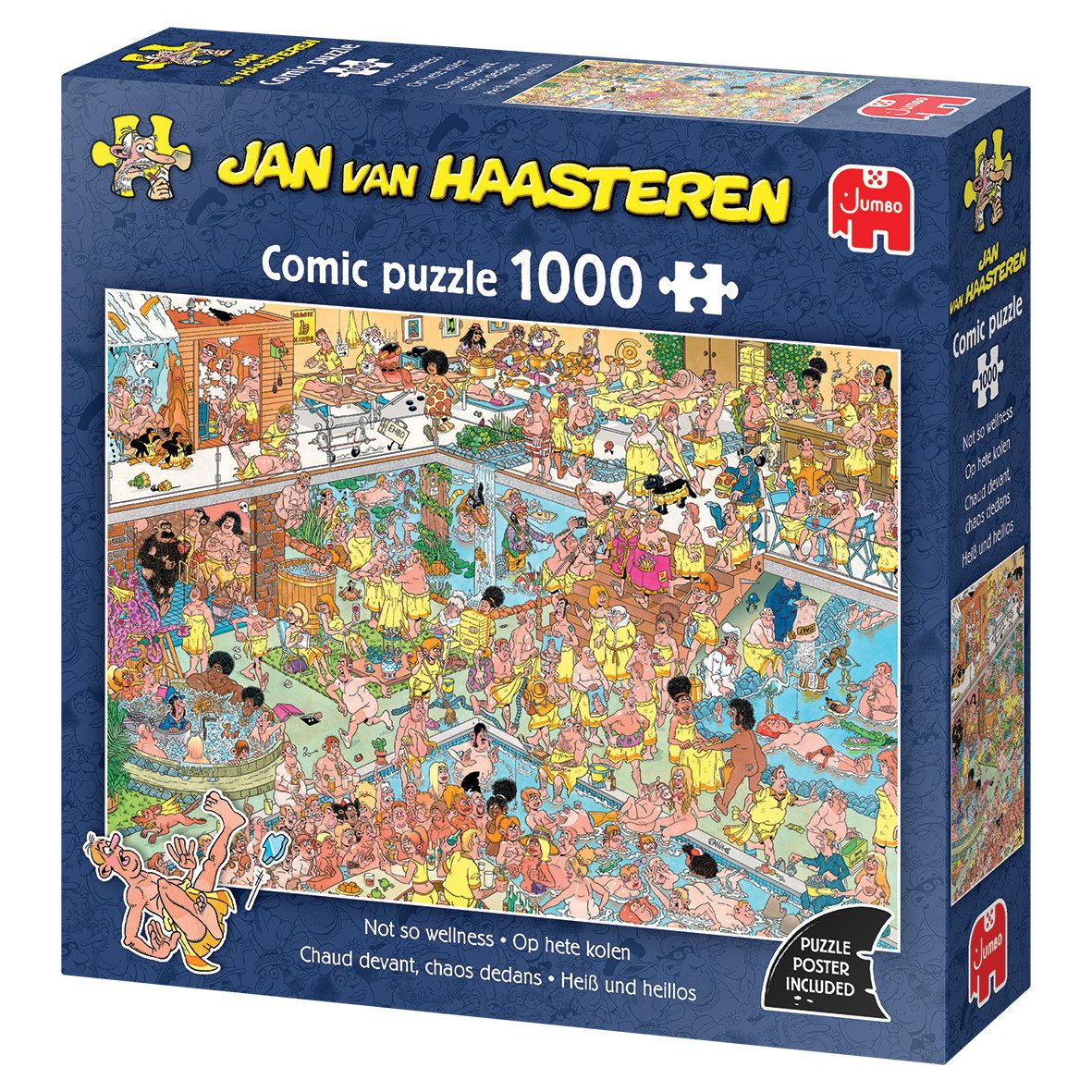 Jan van Haasteren Puzzle Jan van Haasteren, Heiß und Heillos, 1000 Teile Puzzle, 1000 Puzzleteile