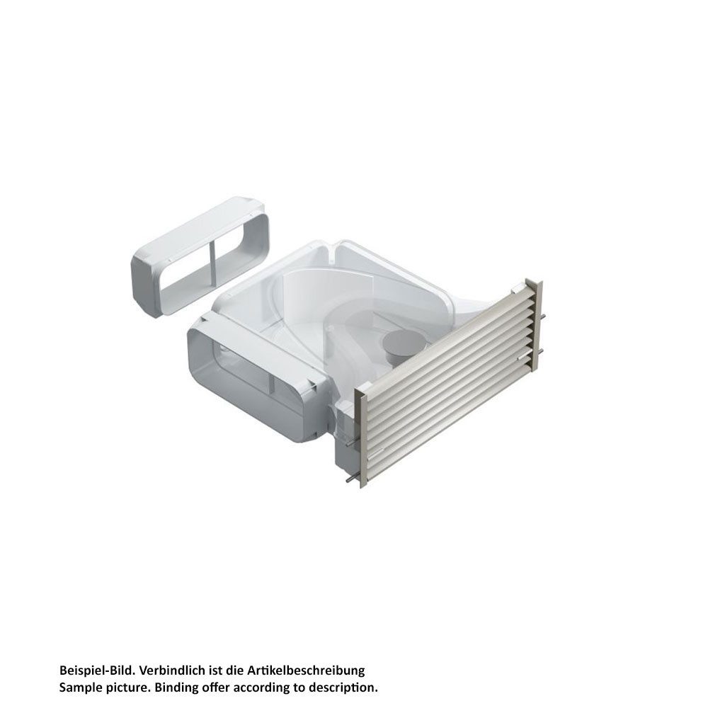 Naber Abluftfilter Naber PRIME flow GREENflow Filterbox-Set-2, schwarz matt