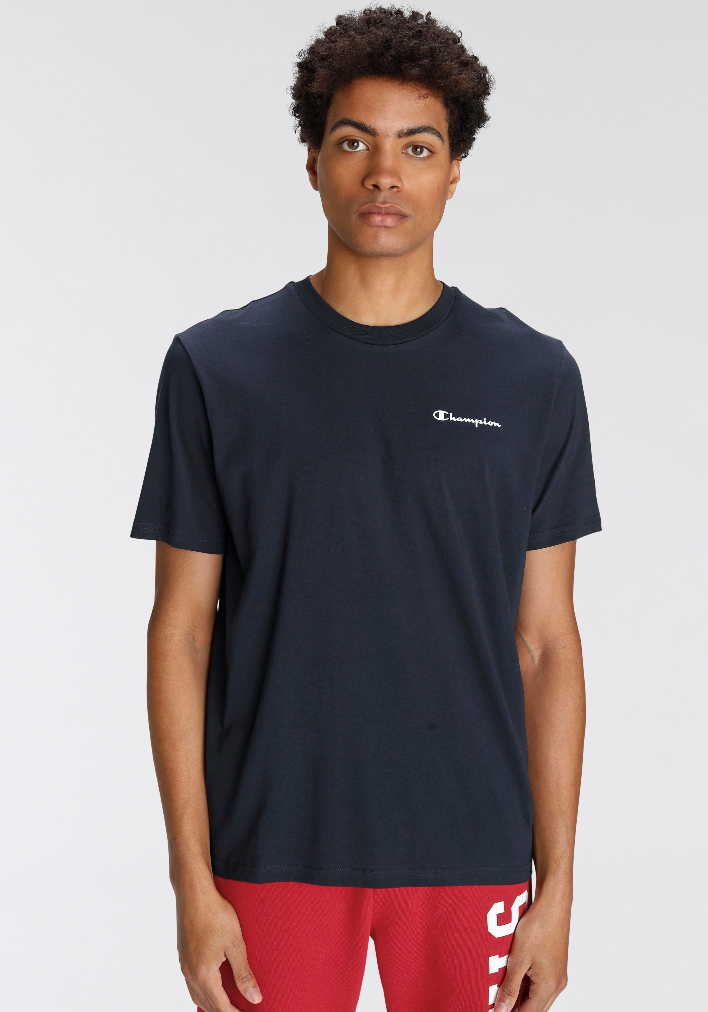 Champion T-Shirt (Packung, 2er-Pack) 2er-Pack, mit Rundhalsausschnitt, Kurzarm-Design, aus Baumwolle