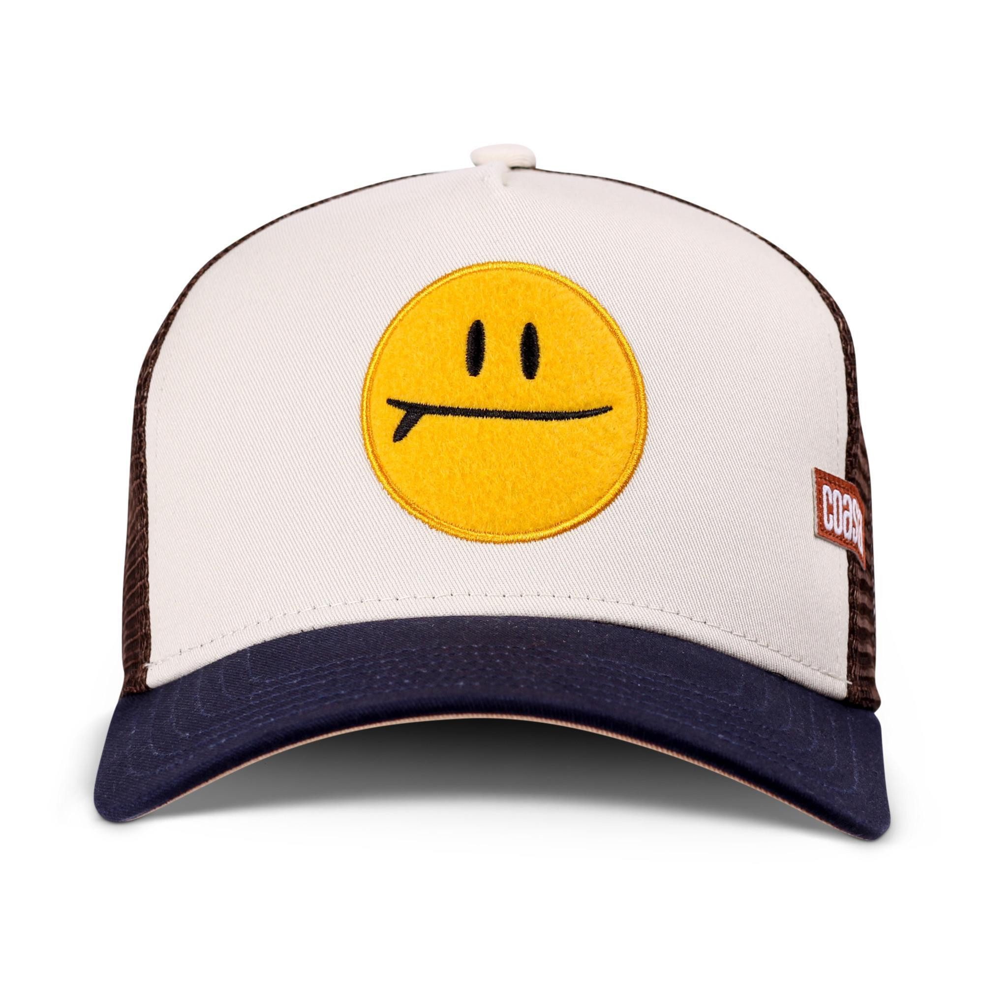 Coastal Trucker Cap Coastal HFT Surf & Smile Trucker Cap Khaki/Marine (Basecap, Meshcap, Trucker Kappe)