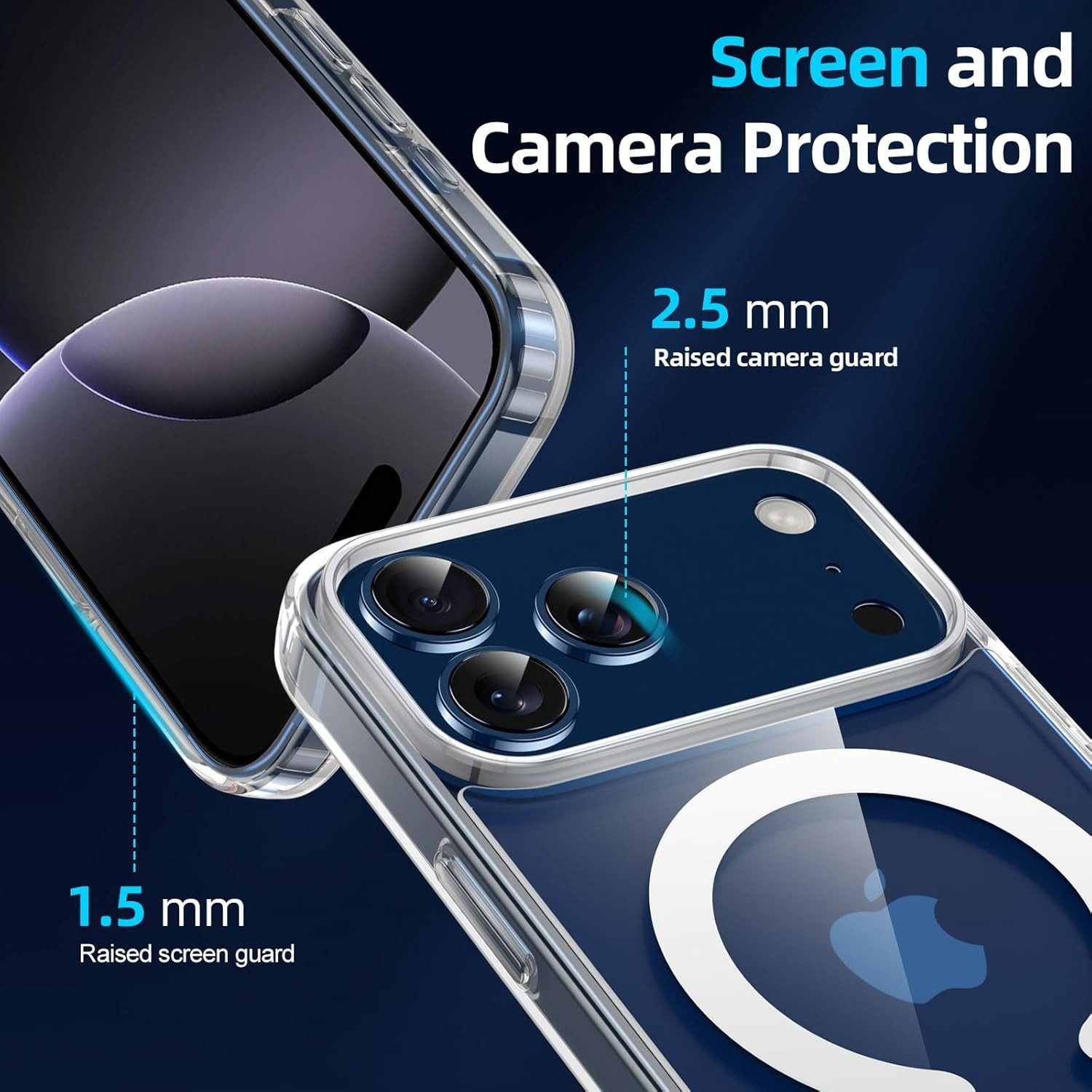 MSM Handyhülle Hülle + 2X Schutzglas für iPhone 17 Pro / Max Panzerfolie MagSafe – Bild 2 von 5