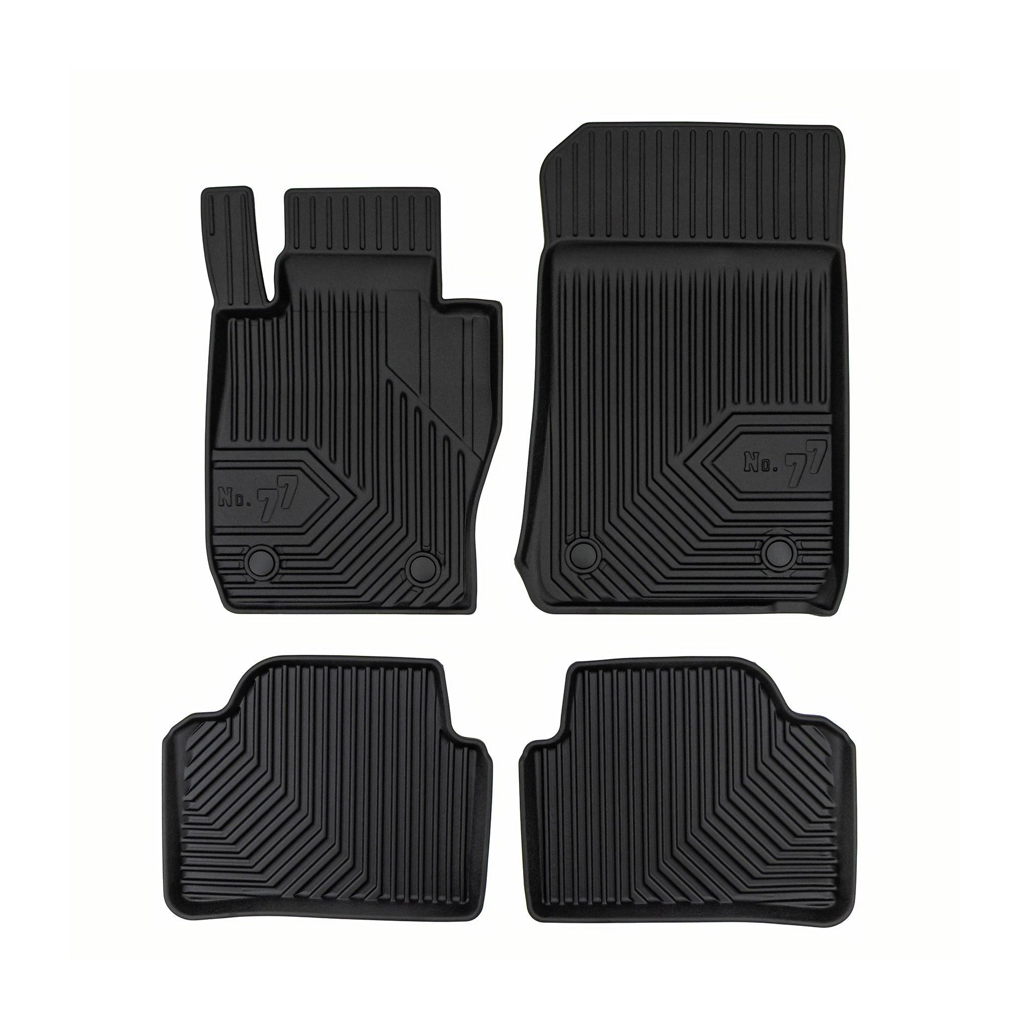 OMAC Auto-Fußmatten Gummimatten für BMW 3er E90 E91 2004-2012 xDrive TPE Schwarz 4 tlg (4 St), für BMW 3er E90 E91 2004-2012 xDrive BMW 3er E90 E91 2004-2012 xDrive, Antirutsch,Wasserfest,Einfache Installation