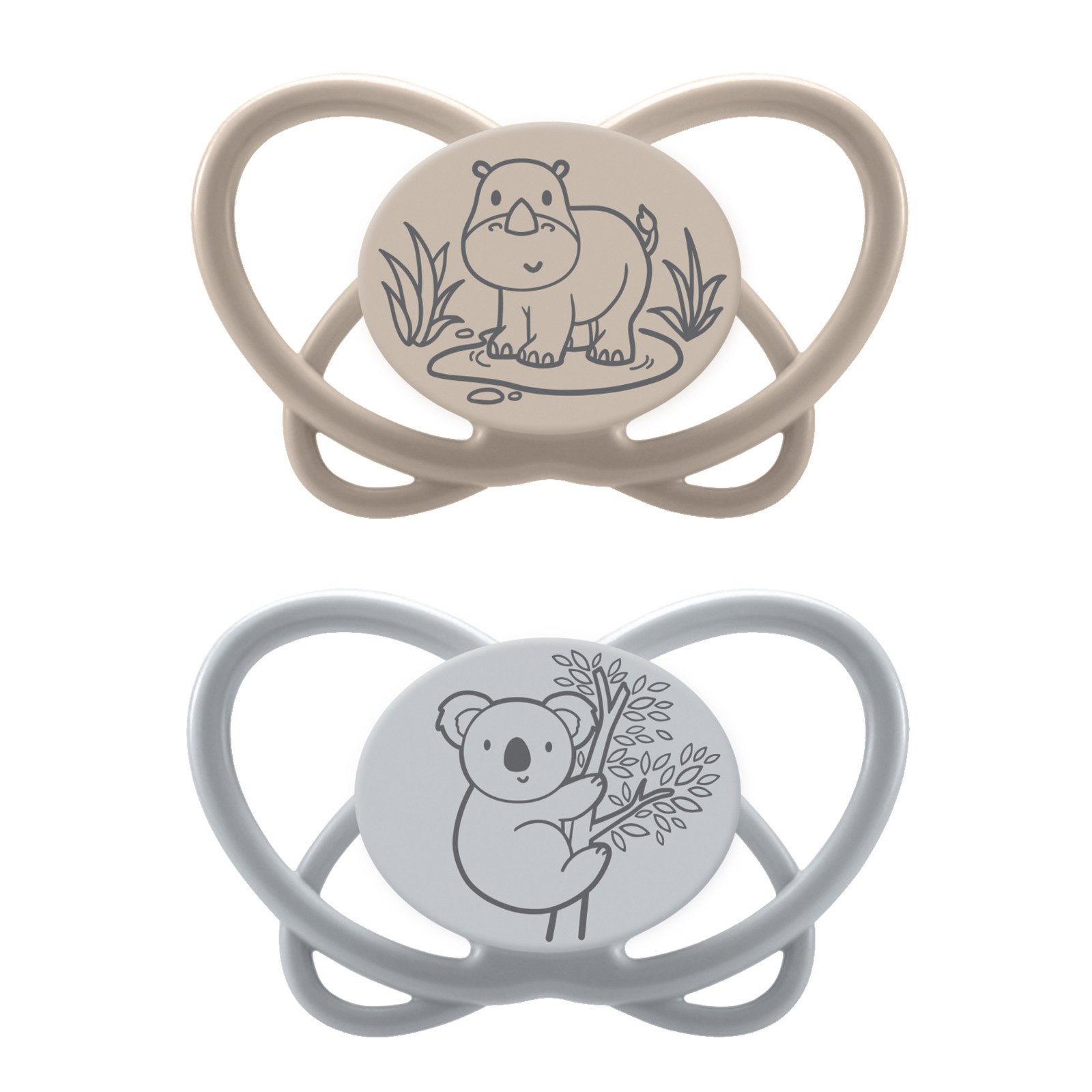 nip Schnuller Beruhigungssauger Butterfly Silikon Symmetrisch, Symmetrisch Ovale Saugerform