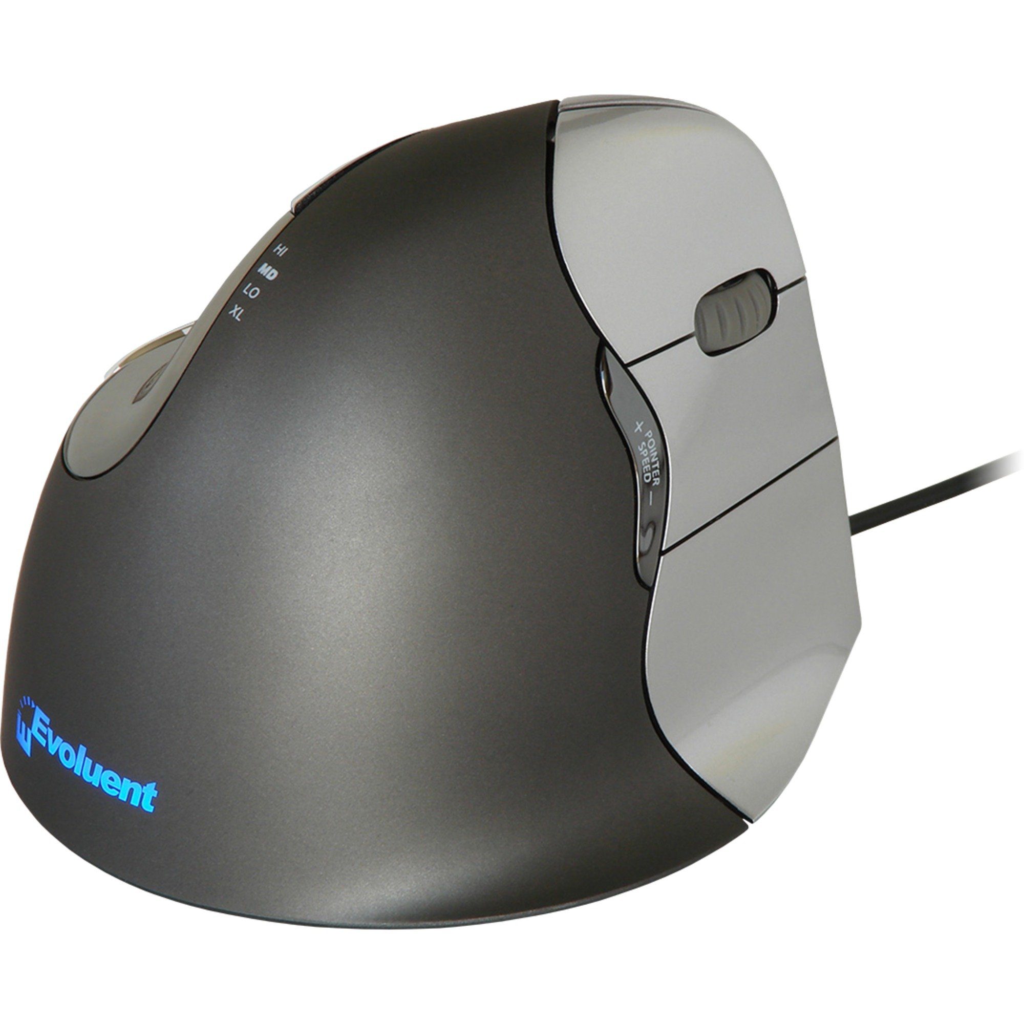 EVOLUENT Evoluent Vertical Mouse 4 RH, Maus Maus (kabelgebunden)