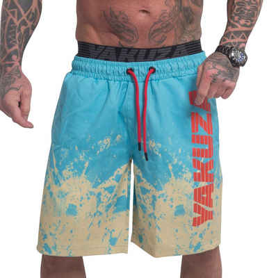 YAKUZA Boardshorts Splash Allover mit Doppelbund