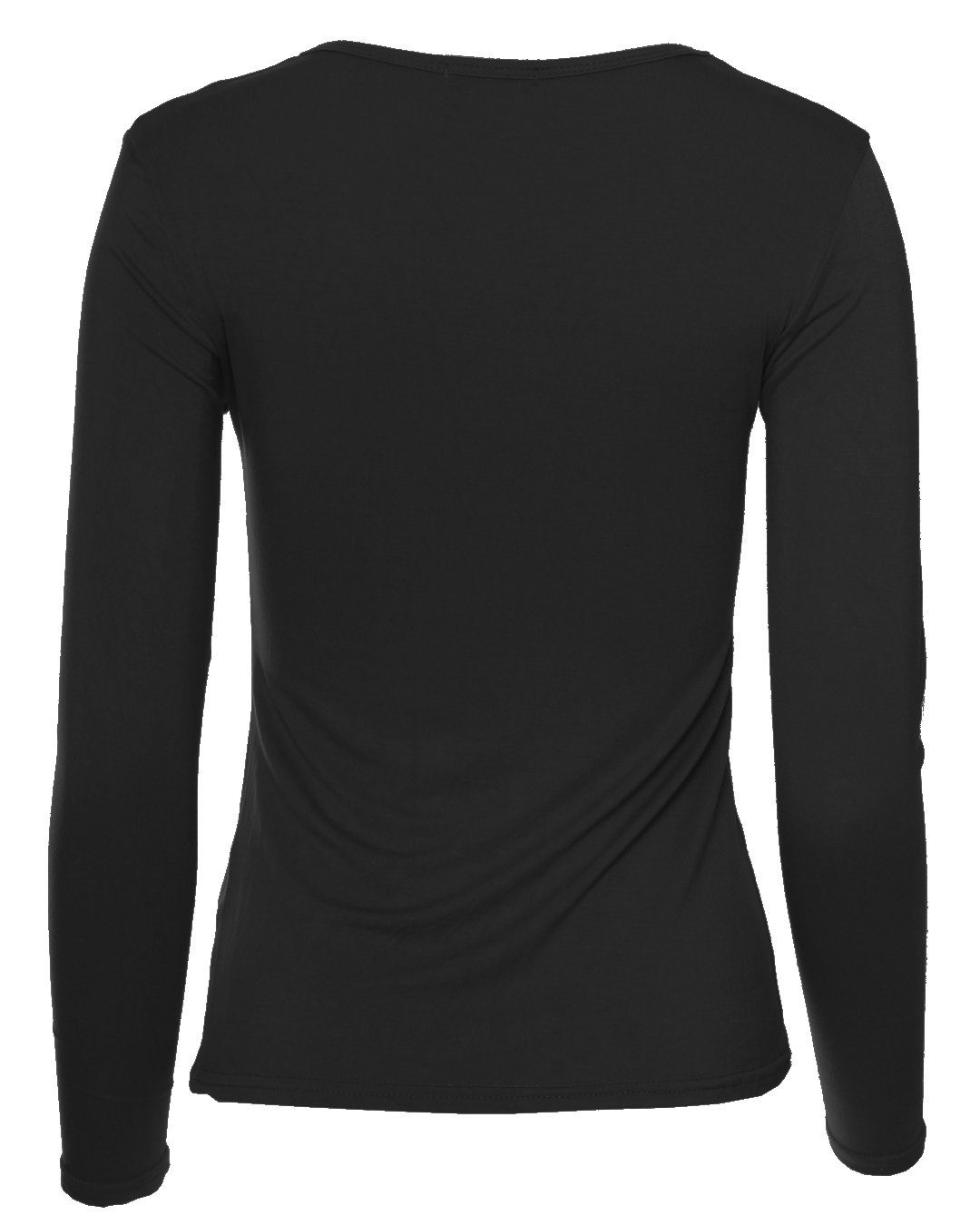 Muse Rundhalsshirt 1093-O Basic Rundhals Langarmshirt Skinny Fit günstig online kaufen