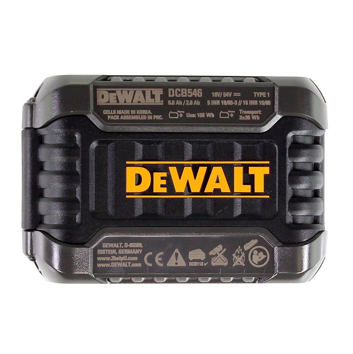 DeWalt DCB 118 T1 XR FLEXVOLT Starter Set + 1x Akku 6,0 Ah Schnelllade-Gerät