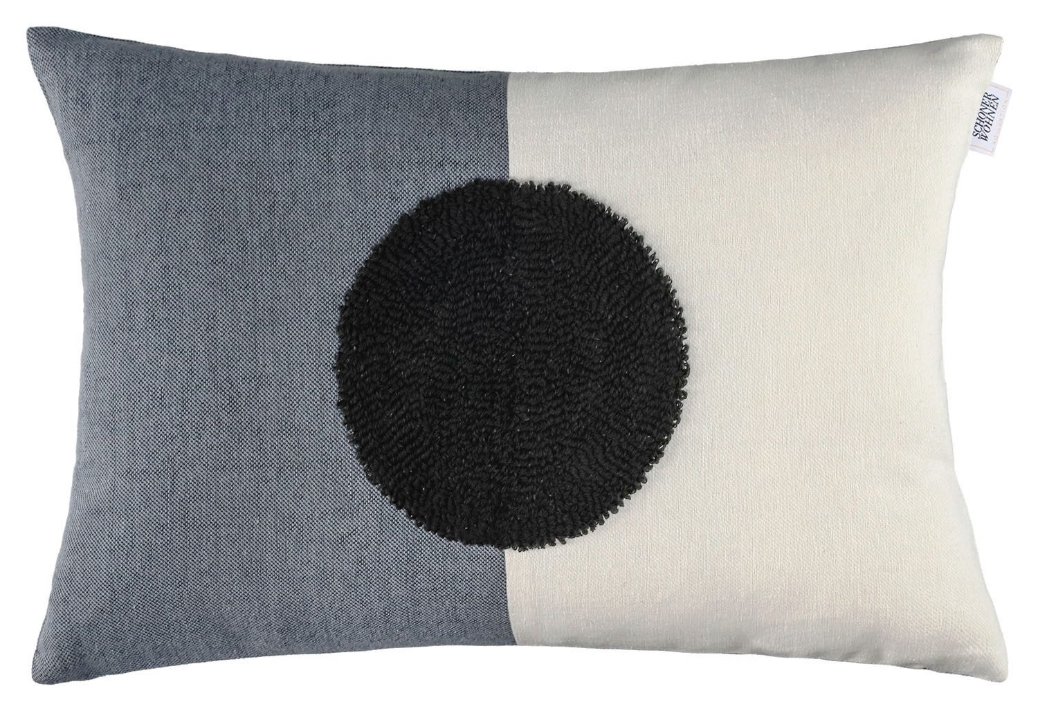 Stöckel & Grimmler Dekokissen Zierkissenhülle SOON, Grau, Creme, B58 cm, L3 günstig online kaufen