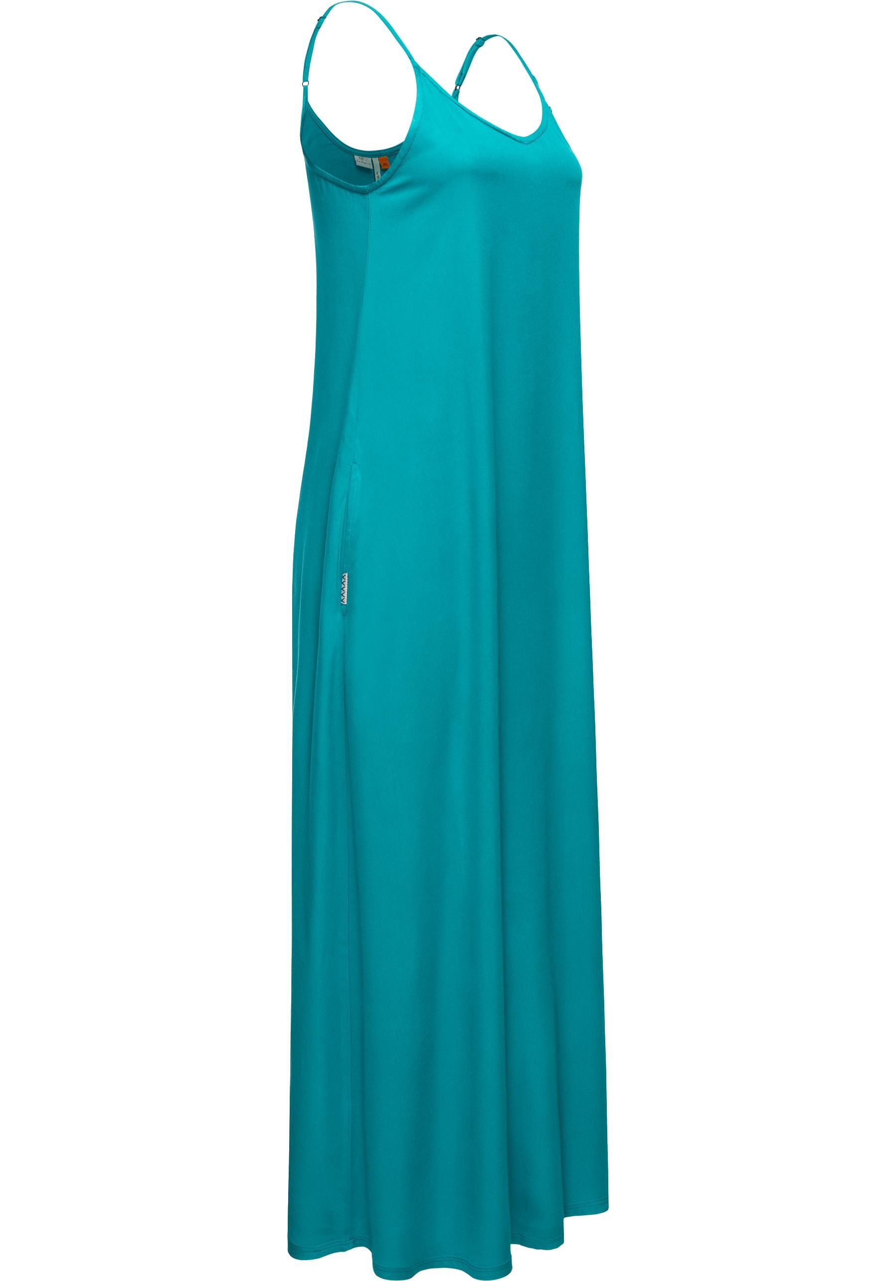 Ragwear Jerseykleid Ludvika stylisches Sommerkleid mit verstellbaren Spaghettiträgern