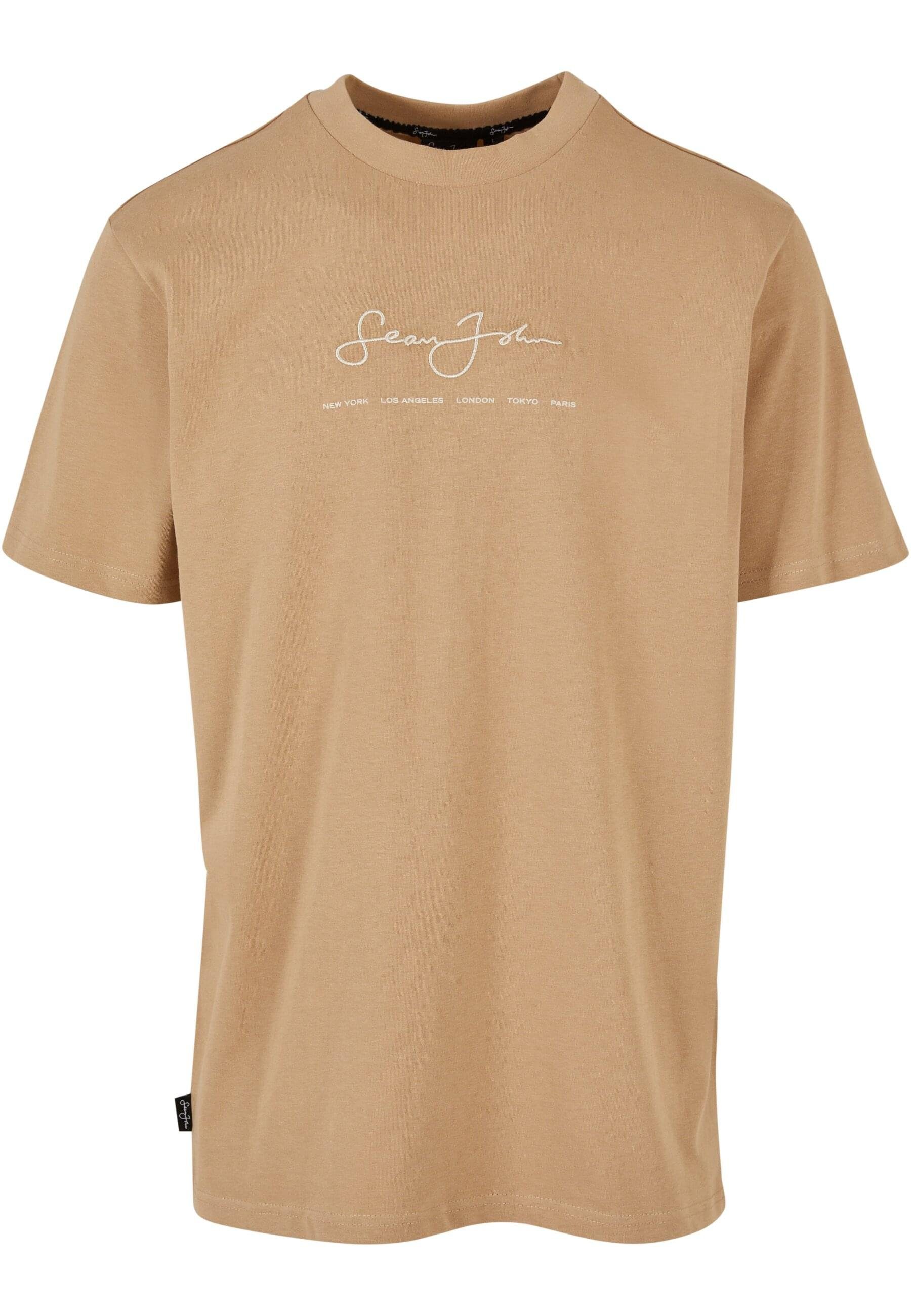 Sean John T-Shirt Herren JM-TE012-023-015 Classic Logo Essential Tee brown (1-tlg)