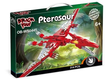 Open Bricks Konstruktions-Spielset Open Bricks Pterosaur, (314 St)