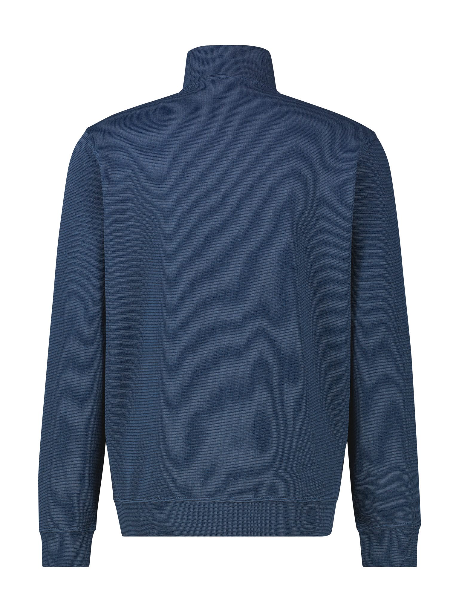 LERROS Sweater SELANIK Troyerkragen mit Reißverschluss