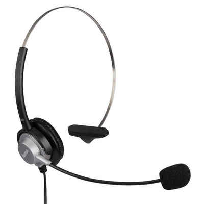 Hama Kopfbügel Headset für schnurlose Telefone, 2,5 mm Klinke Headset
