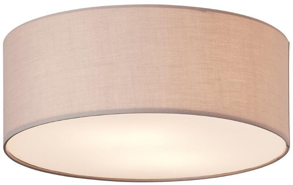 my home Deckenleuchte Lüchte, ohne Leuchtmittel, Stoff - Schirm uni, greige günstig online kaufen