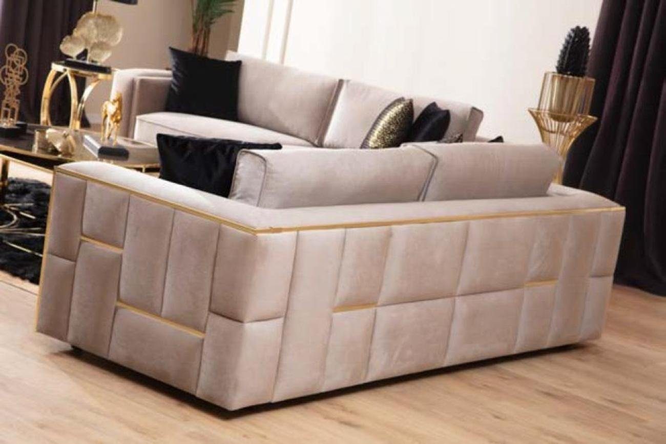 JVmoebel 3-Sitzer Sofa 3 Sitzer in Dreisitzer, Sofas Textil Made Moderner Polster Couch Möbel Europe