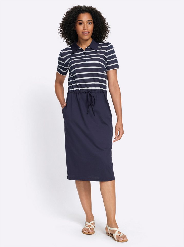 Sieh an! Etuikleid Jersey-Kleid Kurzarm