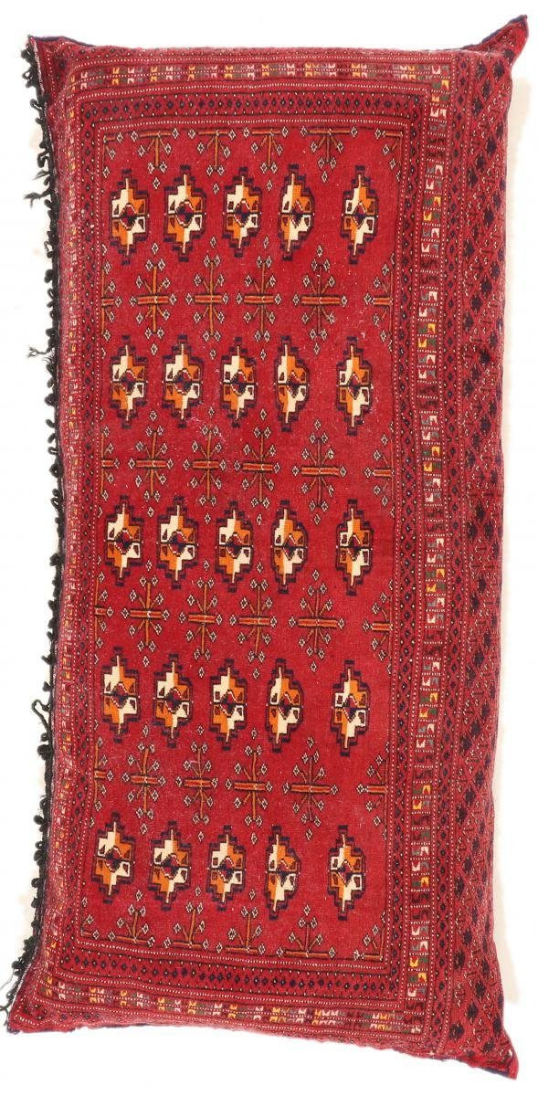 Orientteppich Turkaman 64x132 Handgeknüpfter Orientteppich / Perserteppich Läufer, Nain Trading, rechteckig, Höhe: 6 mm