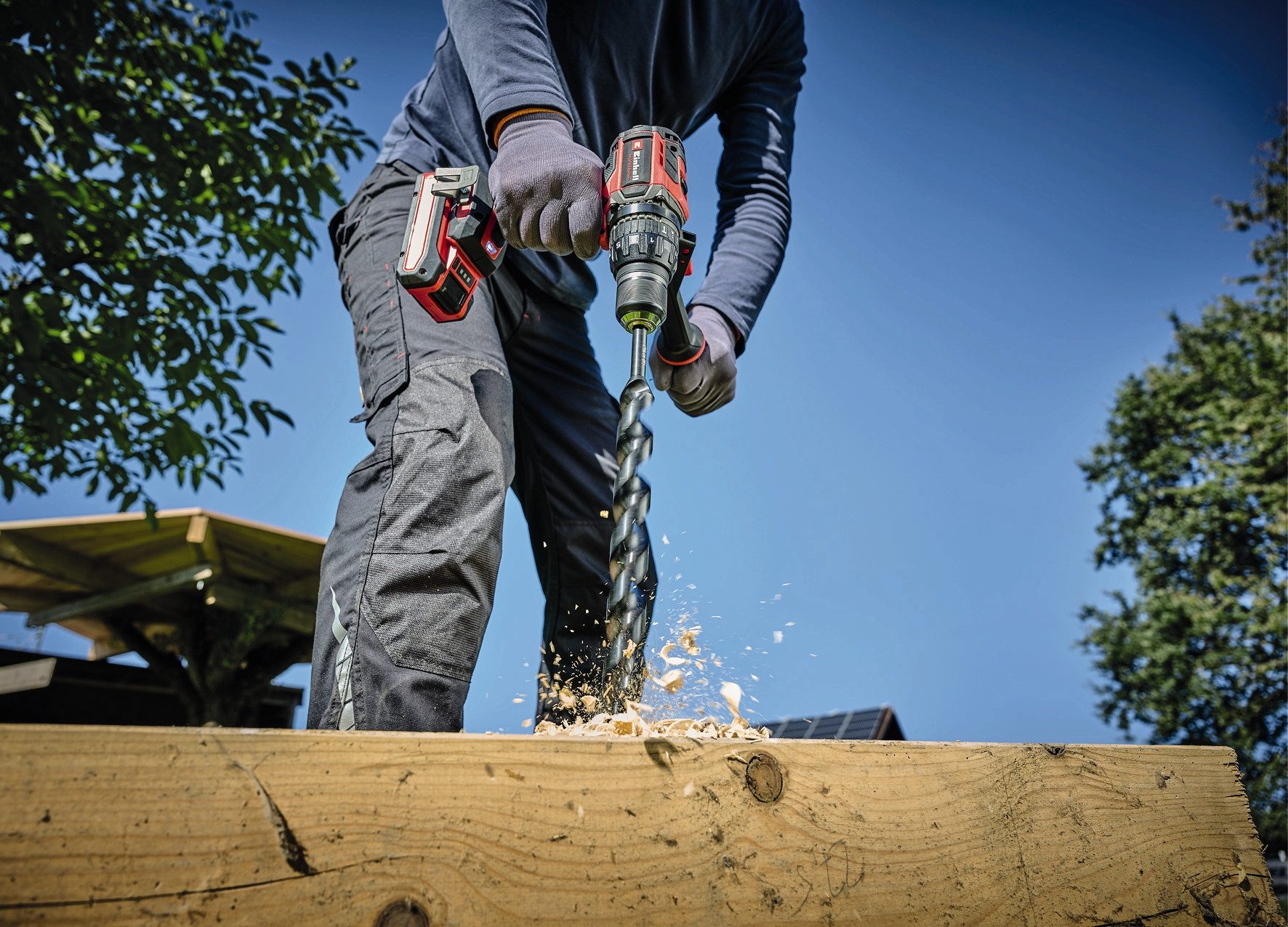 Einhell Akku-Schlagbohrschrauber TP-CD 18/120 Li-i BL - Solo, Mitglied der Power X-Change Familie, ohne Akku – Bild 2 von 5