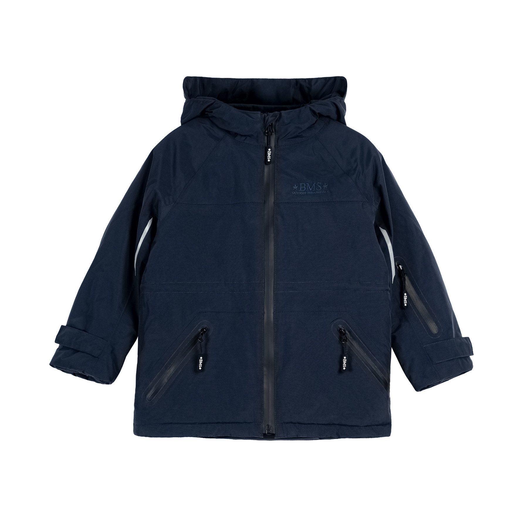 BMS Winterjacke leichter, atmungsaktiver und wasserdichter Winterparka mit warmer Kapuze und Schneefang