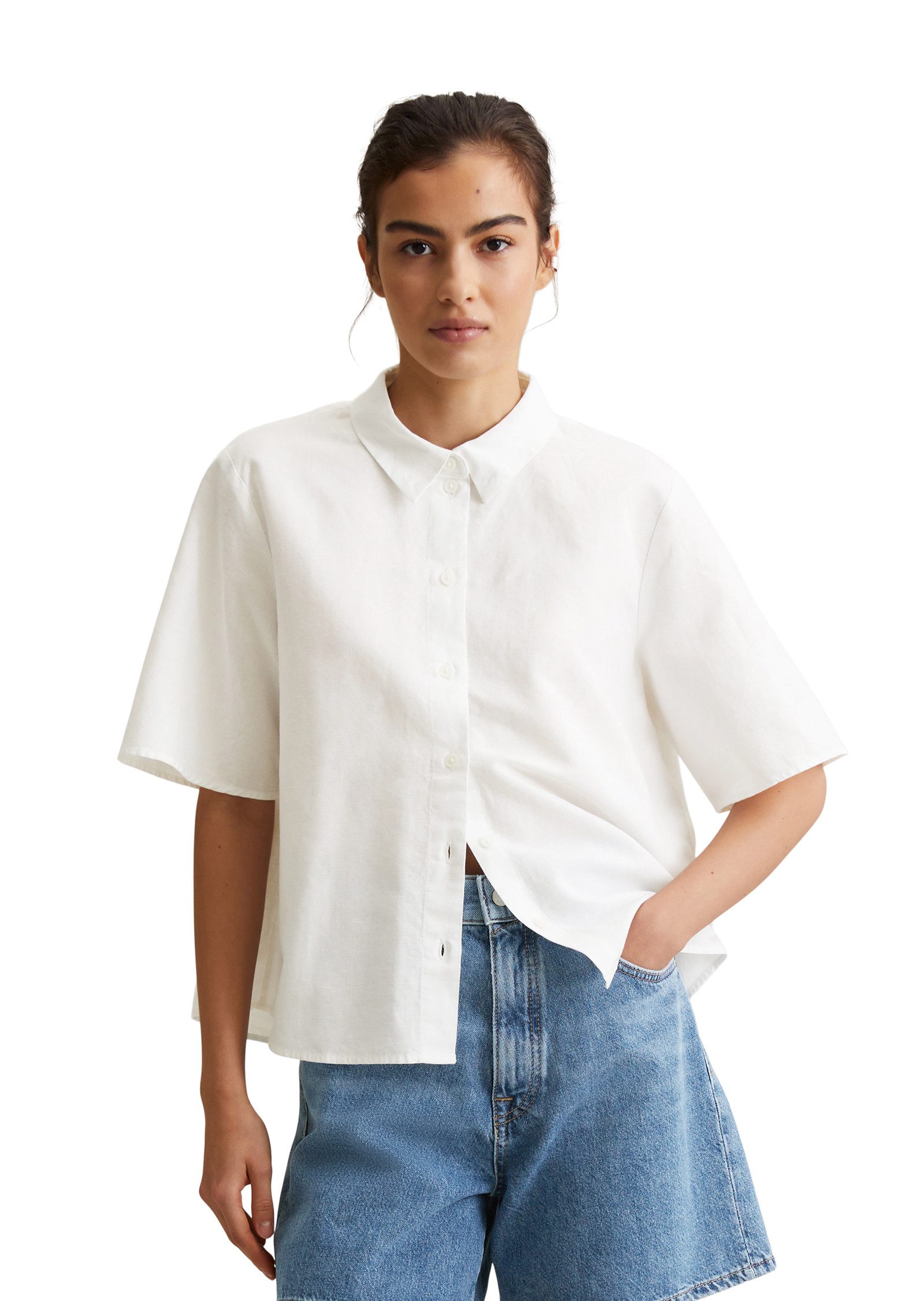 Marc O'Polo DENIM Kurzarmbluse günstig online kaufen