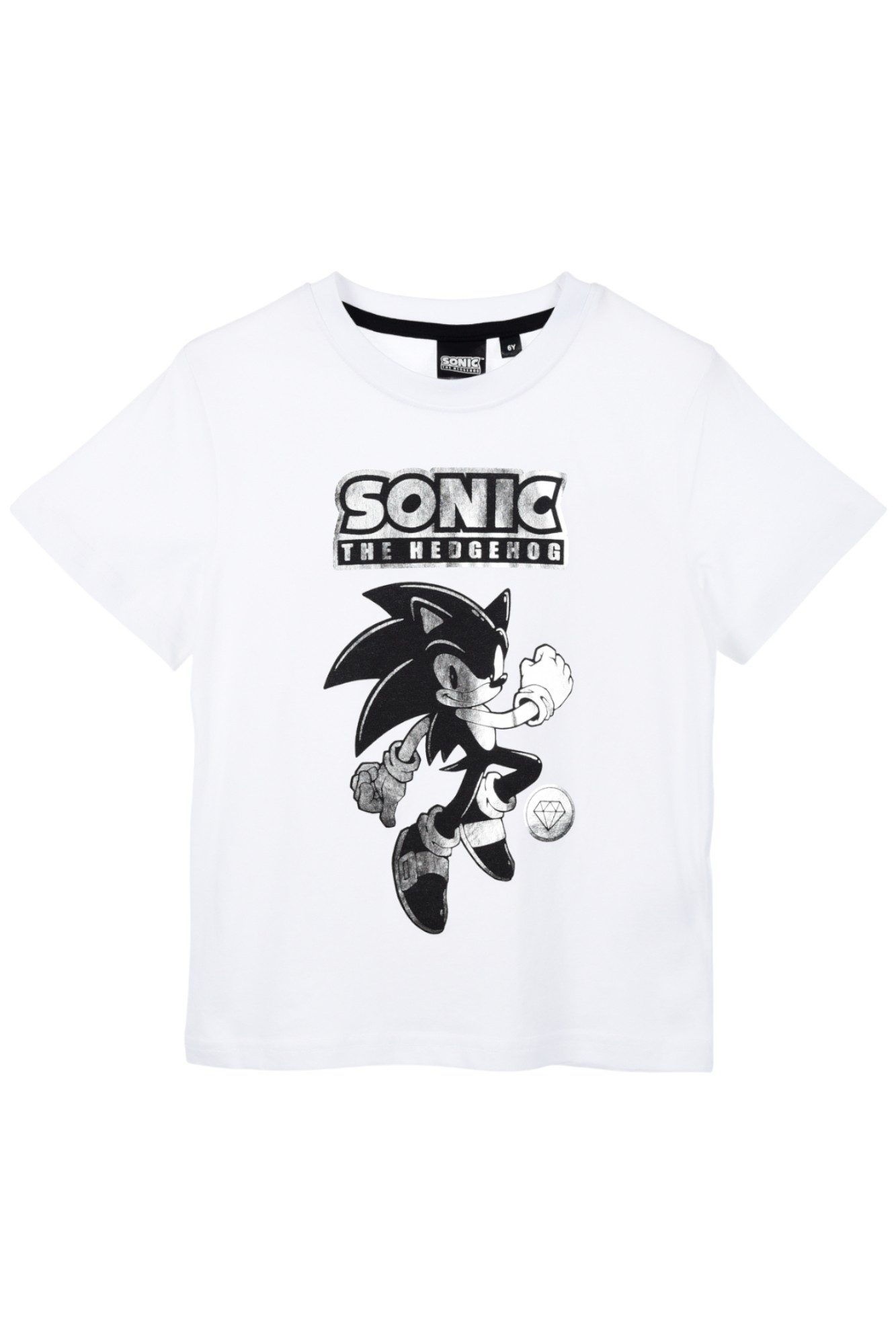 T-Shirt mit holografischem Patch