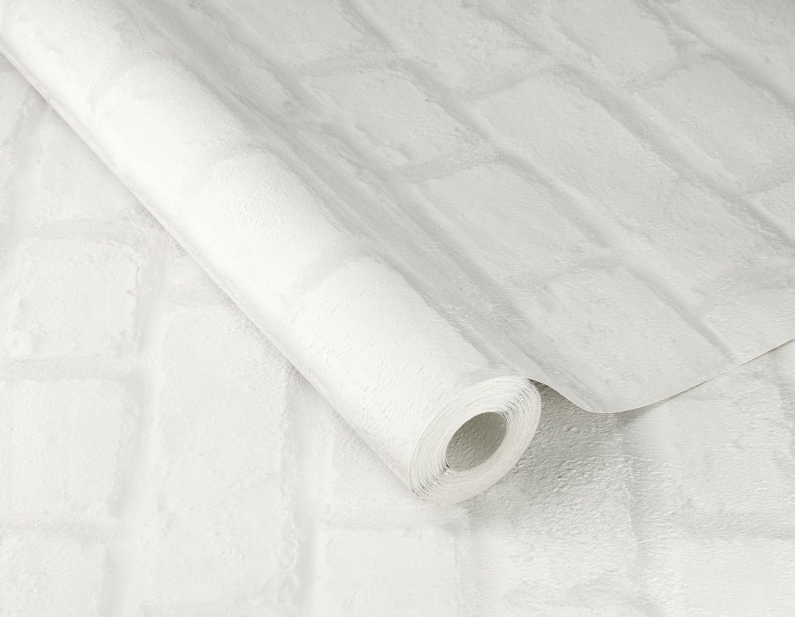 Rasch Papiertapete 3D Ziegelstein-Optik, strukturiert, Steinoptik, (1 St), Industrial, Steinwand