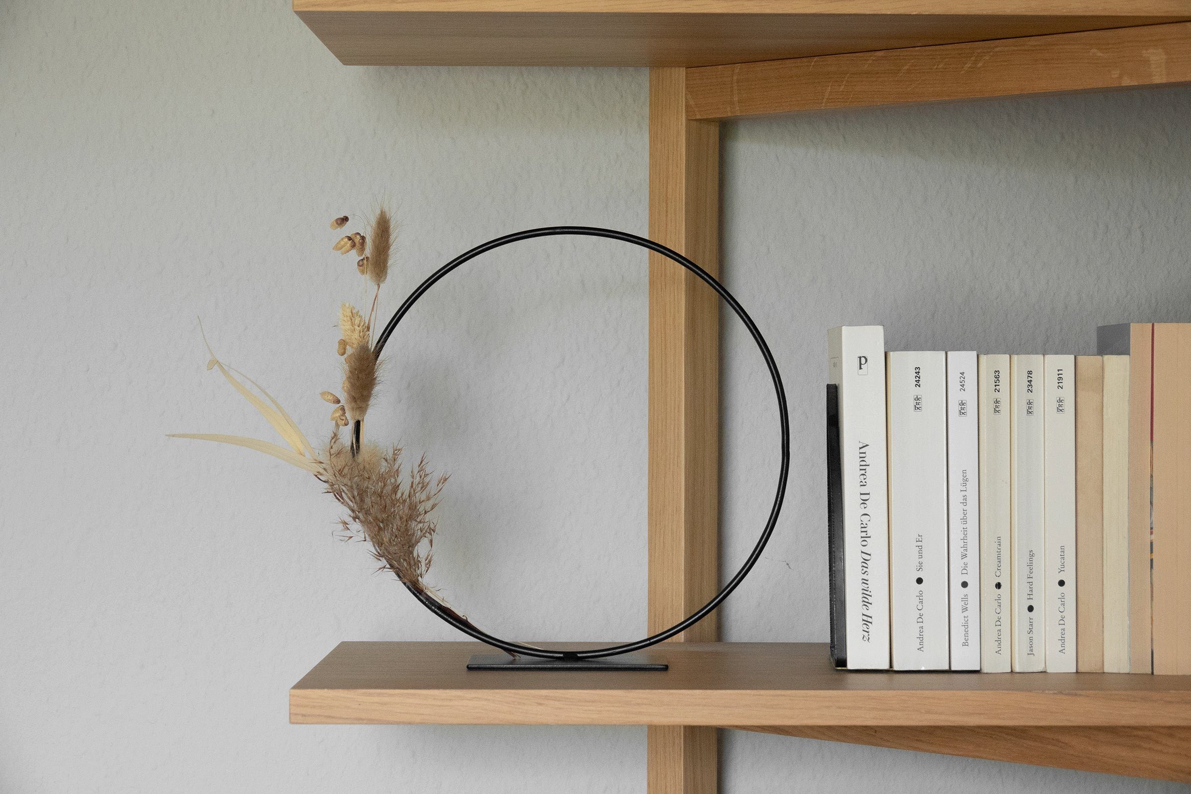 LaLe Living Dekoobjekt Dekoring Kida in Schwarz, Ø25 cm