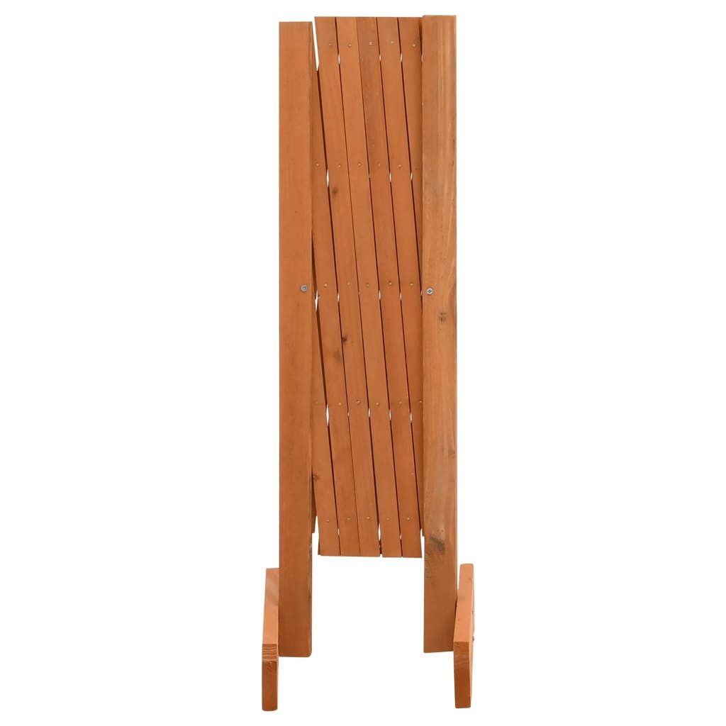 vidaXL Gartenzaun Garten-Rankzaun Orange 120x60 cm Massivholz Tanne, (1-St)