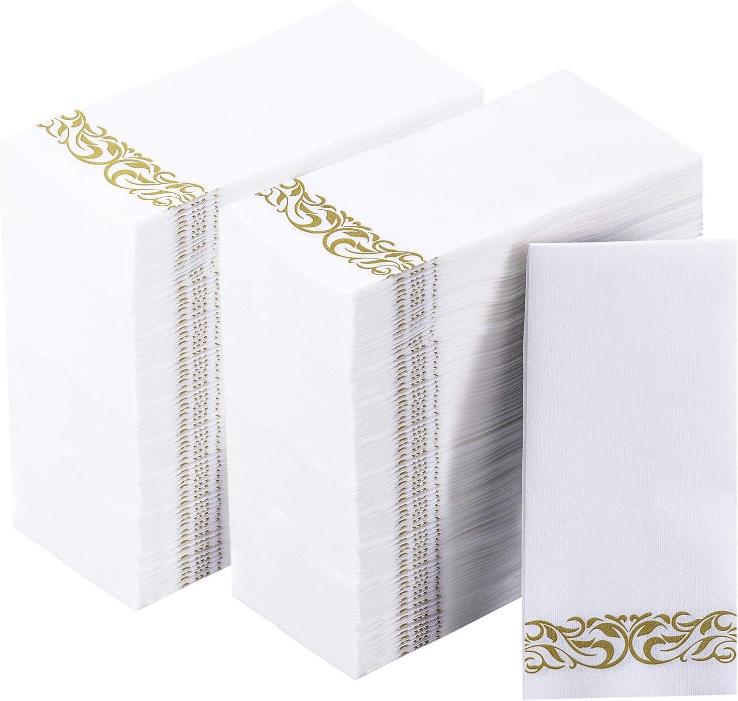 Coonoor Stoffserviette für Kommunion Konfirmation Hochzeit Taufe und andere Feiern, (50 St)