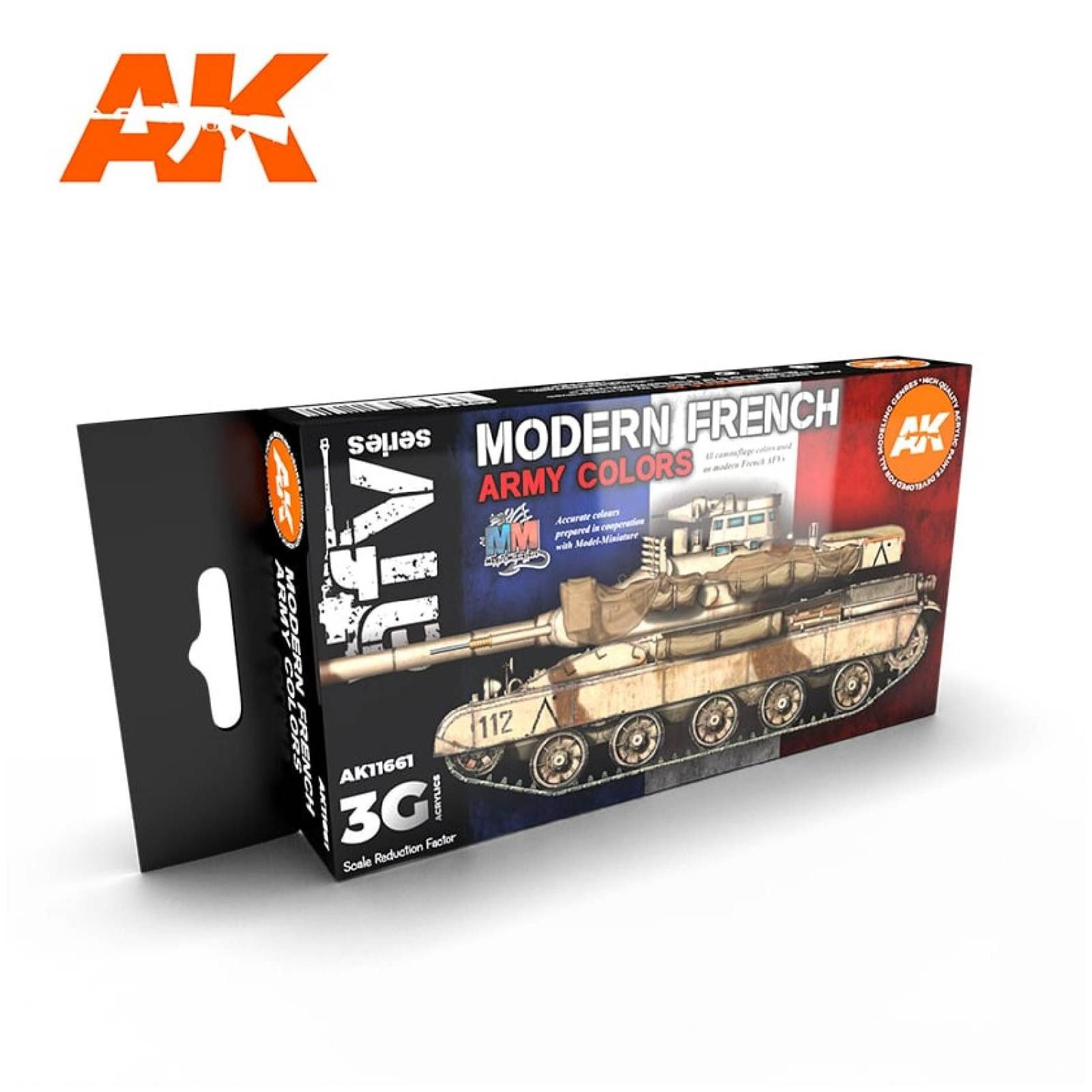 Modellbausatz Paint Set: MODERN FRENCH ARMY COLORS (6x17ml)