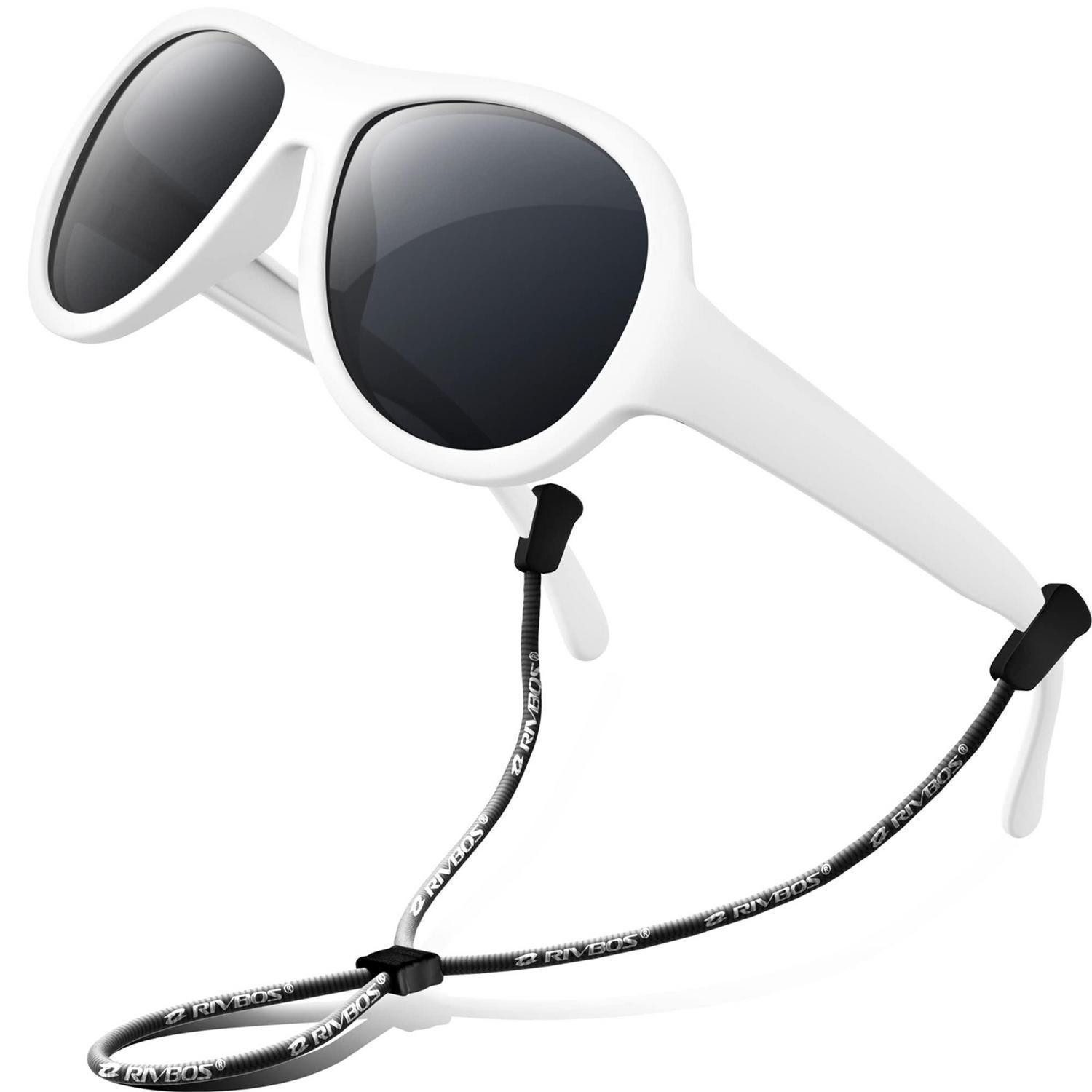 LuxusKollektion Sonnenbrille Sonnenbrille Kinder polarisiert Riemen Brillengläser 067 Weiß