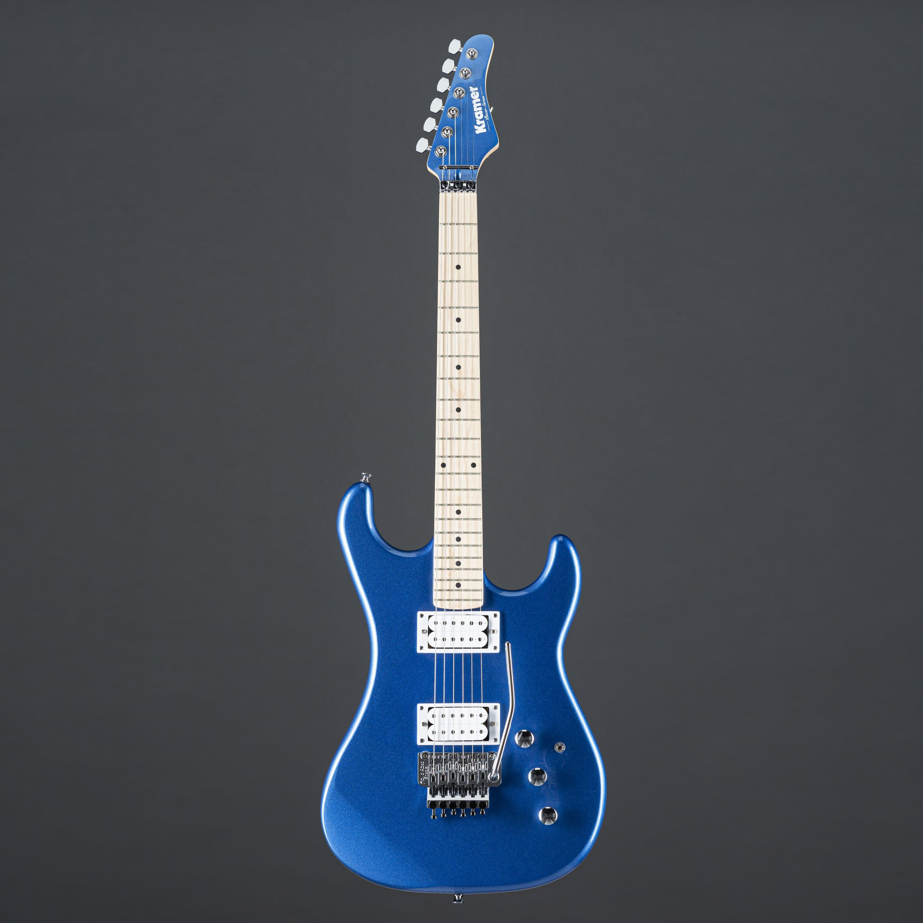 Metallic Pacer - E-Gitarre Guitars Spielzeug-Musikinstrument, Blue Classic Radio Kramer
