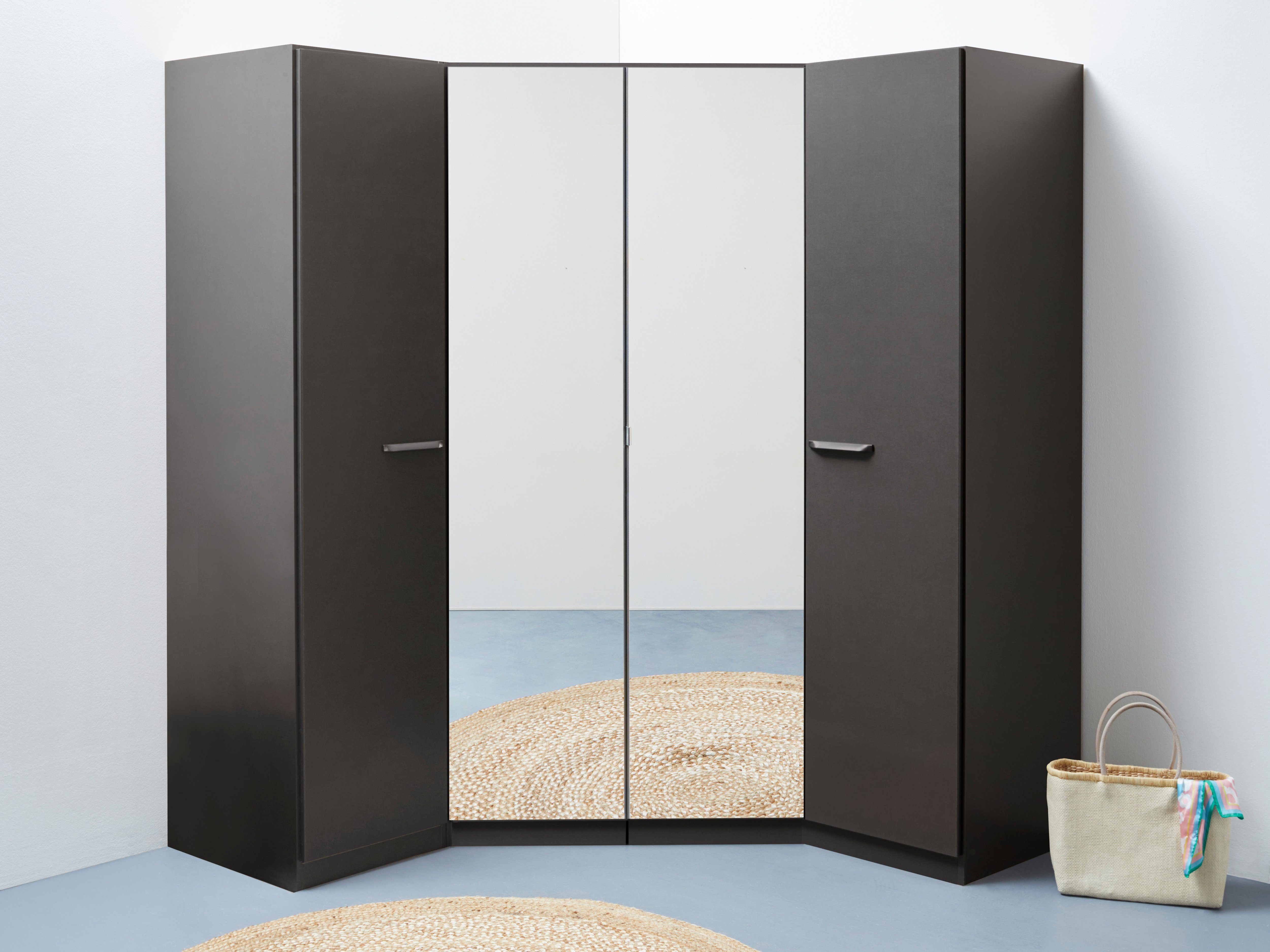 Schrank-Set Kleiderschrank Schrank Garderobe Wäscheschrank VANDOR