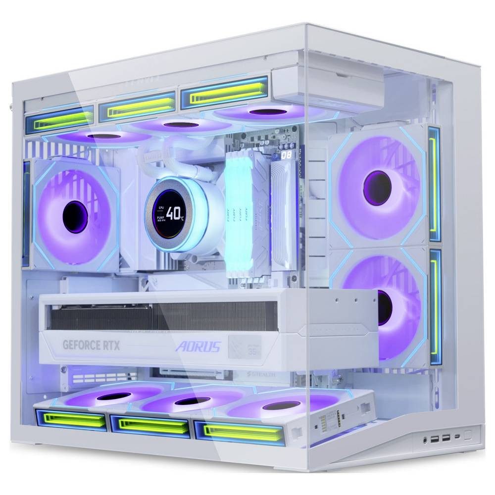 Lian Li PC-Gehäuse O11 Dynamic Mini V2 Mini-Tower Gehäuse, Gaming-Gehäuse, PC-Gehäuse