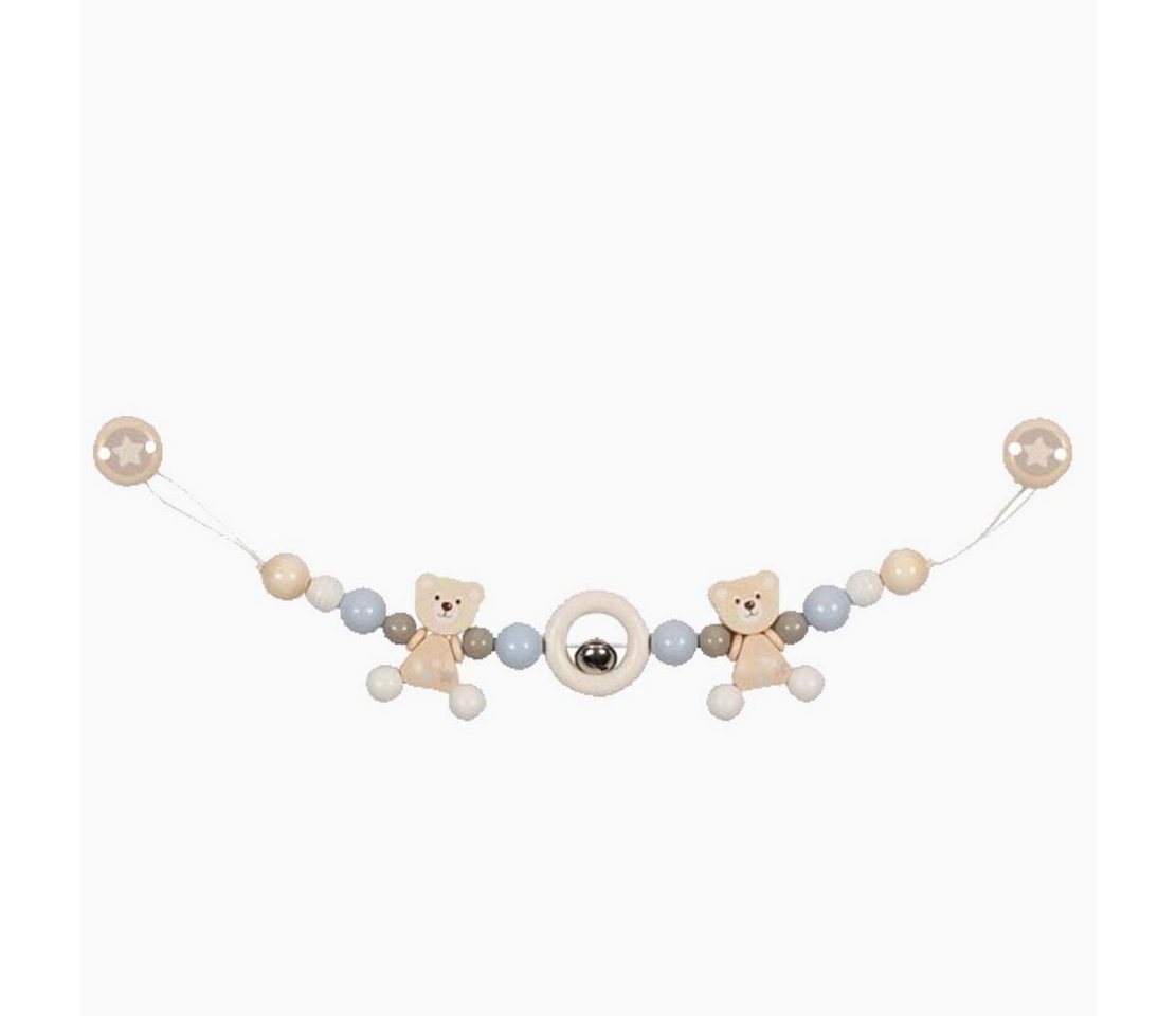 goki Kinderwagenkette Kinderwagenkette Bär rose (packung, 1-tlg., set), Kunstwerke aus hochwertigem Holz