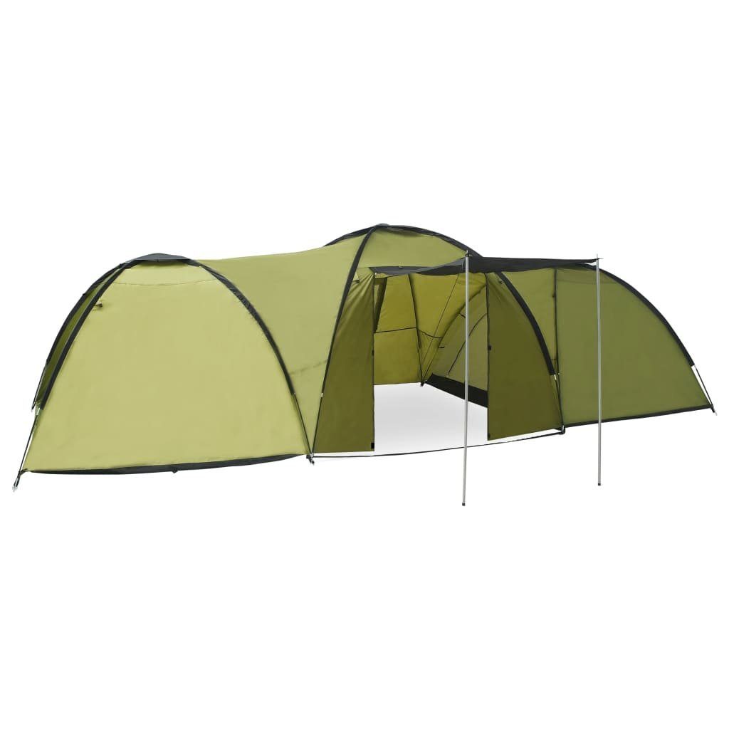 DOTMALL Kuppelzelt Camping-Zelt für 8 1900mm Stehhöhe Personen,Familienzelt Grün
