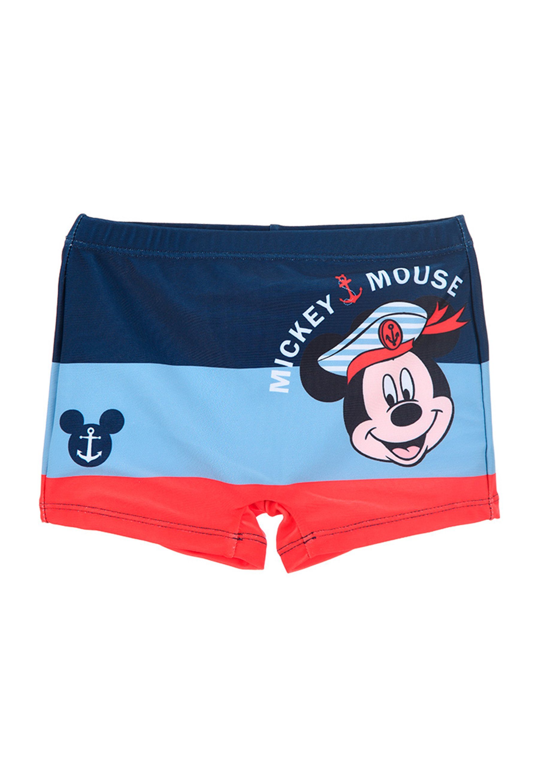 Disney Mickey Mouse Badehose Schwimmhose Jungen Baby Dunkel-Blau | Badehosen