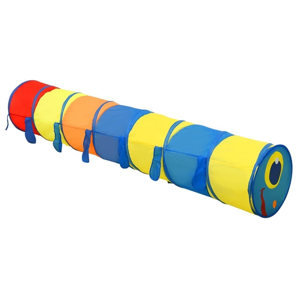 vidaXL Spielzelt Spieltunnel für Tunnelzelt Mehrfarbig cm 245 Kinder Polyester