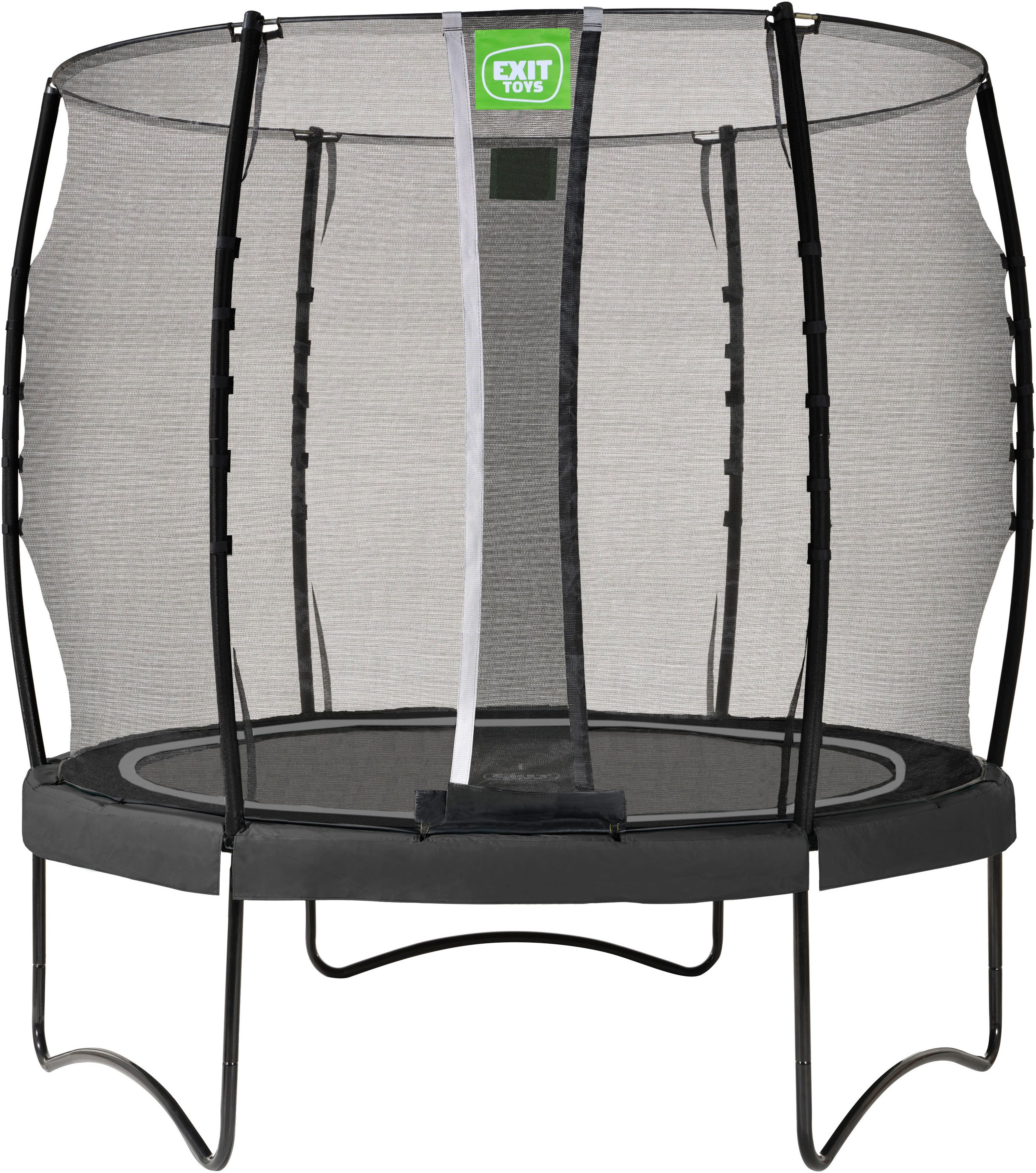 EXIT Gartentrampolin Allure Classic, schwarz, mit Sicherheitsnetz