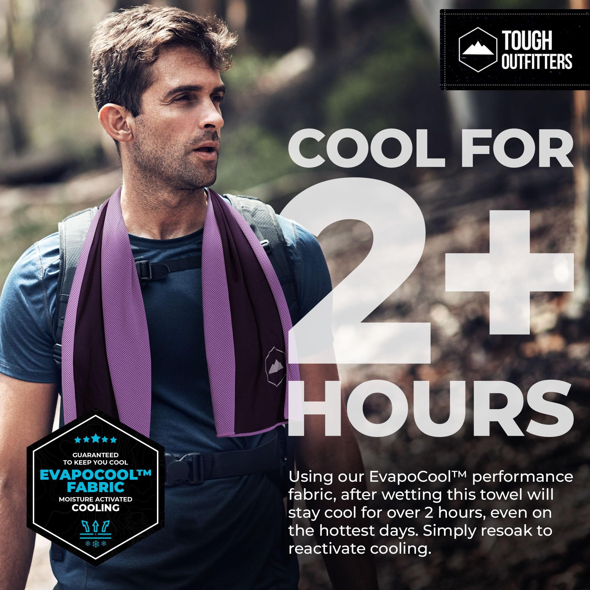 Tough Outfitters Sporthandtuch Schweißtuch Sport - Handtuch kühlend klein - günstig online kaufen